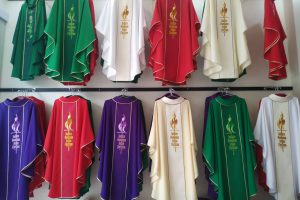 The history of the Roman chasuble.