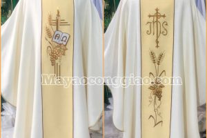 What is the white priest robe called?