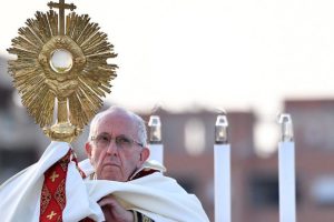 Why Does the Priest Wear a Cope During the Eucharistic Procession, and Not a Chasuble?