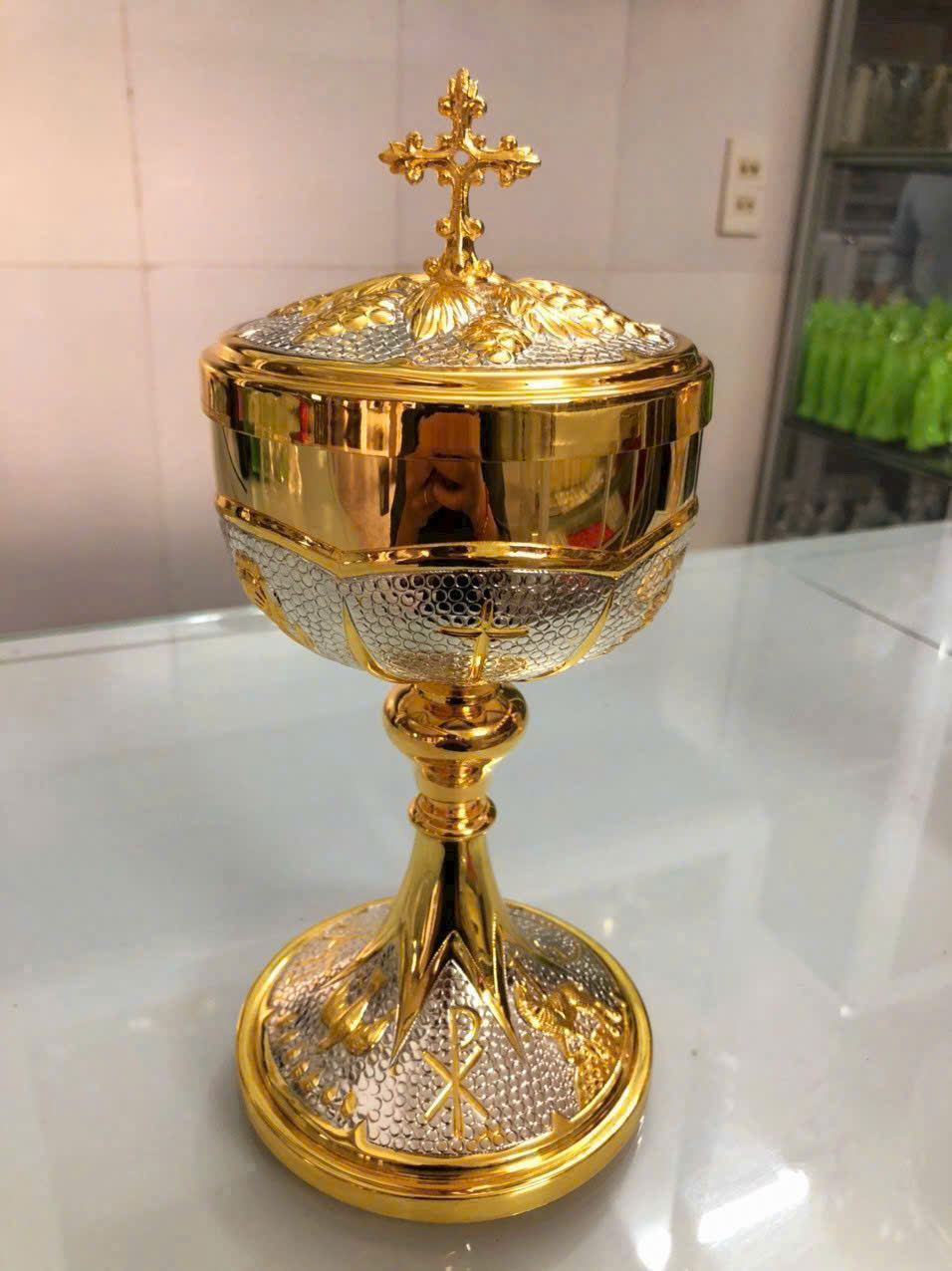 Gold Ciborium.